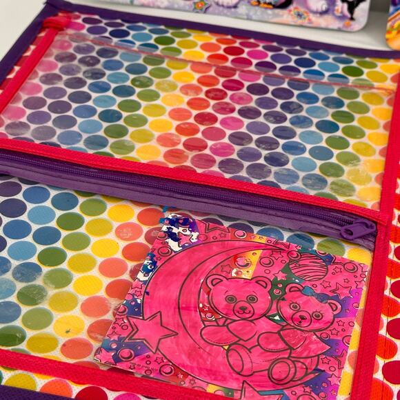 Lisa Frank Trifold Pegasus Artwork, Puzzle & Stickers Organizer Set - Picture 7 of 8